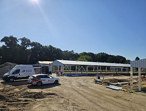 Výměna střešní krytiny na farmě